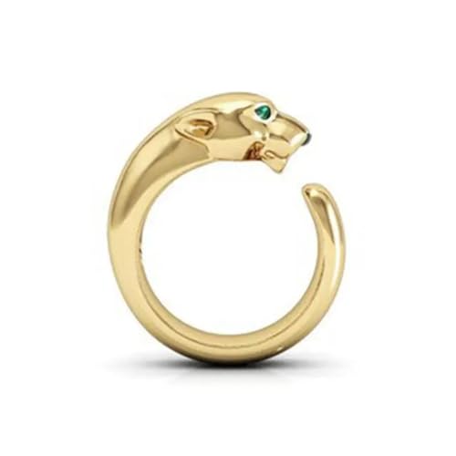Belachick Klassisch Ring Ringe Damen Bijouterie Herren Persönlichkeit Leopardenkopf Design Größenveränderbarer Ring Crysyal Zirkon Für Unisex Hochzeit Verlobungsfeier Größenveränderbar Wf318-3 Belachick Klassisch Ring Ringe Damen Bijouterie Herren Persönlichkeit Leopardenkopf Design Größenveränderbarer Ring Crysyal Zirkon Für Unisex Hochzeit Verlobungsfeier Größenveränderbar Wf318-3 von Belachick