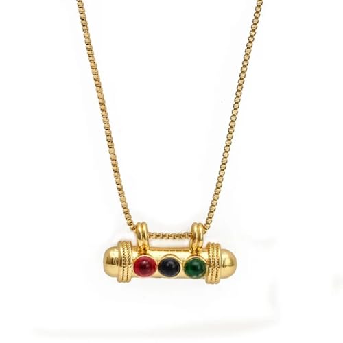 Belachick Retro Halskette Ketten Schmuck Herren Frauen Anhänger Necklace Anhänger-Halskette Für Damen, Modisch, Party, Kette, Hals, Stil 2 Belachick Retro Halskette Ketten Schmuck Herren Frauen Anhänger Necklace Anhänger-Halskette Für Damen, Modisch, Party, Kette, Hals, Stil 2 von Belachick