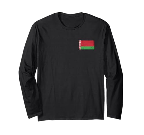 Weißrussland-Flaggen-Grafik für Männer, Frauen, Kinder Langarmshirt Weißrussland-Flaggen-Grafik für Männer, Frauen, Kinder Langarmshirt von Belarus Flag Graphic Store