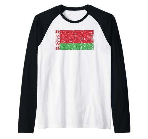 Weißrussland-Flaggen-Grafik für Männer, Frauen, Kinder Raglan Weißrussland-Flaggen-Grafik für Männer, Frauen, Kinder Raglan von Belarus Flag Graphic Store