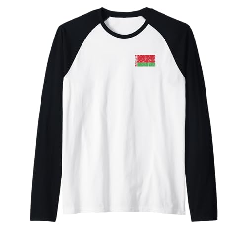 Weißrussland-Flaggen-Grafik für Männer, Frauen, Kinder Raglan Weißrussland-Flaggen-Grafik für Männer, Frauen, Kinder Raglan von Belarus Flag Graphic Store