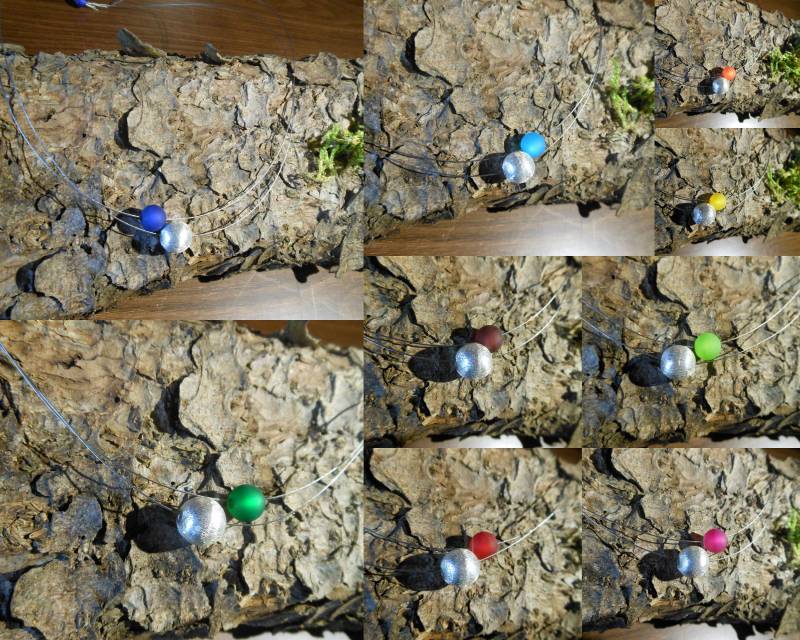 Perlenkette Polariskette Mit Silberperle Polaris Kette Halskette von BelasPerlenparadies