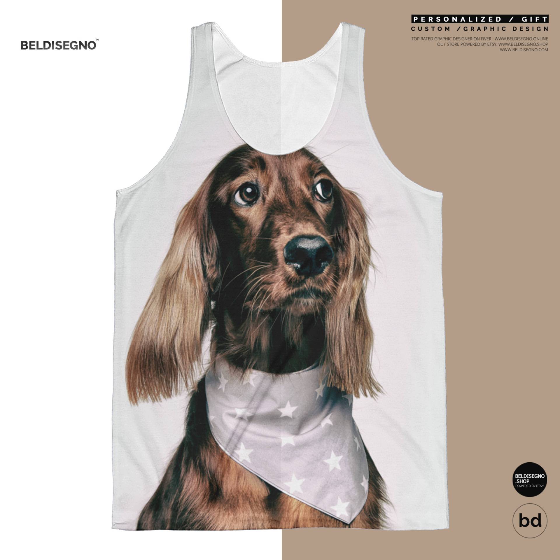 Personalisiertes Tank Top - Unisex Classic Fit All-Over Benutzerdefiniertes Mit Bild Personalisiertes Druckmuster Personalisiertes Tank Top - Unisex Classic Fit All-Over Benutzerdefiniertes Mit Bild Personalisiertes Druckmuster von BeldisegnoShop