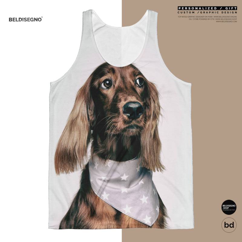 Personalisiertes Tank Top - Unisex Classic Fit All-Over Benutzerdefiniertes Mit Bild Personalisiertes Druckmuster Personalisiertes Tank Top - Unisex Classic Fit All-Over Benutzerdefiniertes Mit Bild Personalisiertes Druckmuster von BeldisegnoShop