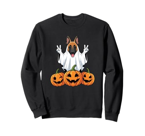 Belgischer Malinois Ghost Pumpkin Boo Halloween Kid Herren Damen Sweatshirt Belgischer Malinois Ghost Pumpkin Boo Halloween Kid Herren Damen Sweatshirt von Belgian Malinois Halloween Ghost Pumpkin Outfits