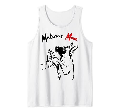 Malinois Mom Hunde Mama Hundehalter Frauchen Damen Tank Top von Belgischer Schäferhund Designs & Geschenke