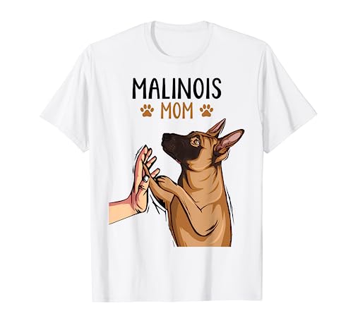 Malinois Mom Hunde Mama Hundehalter Frauchen Frauen T-Shirt von Belgischer Schäferhund Designs & Geschenke