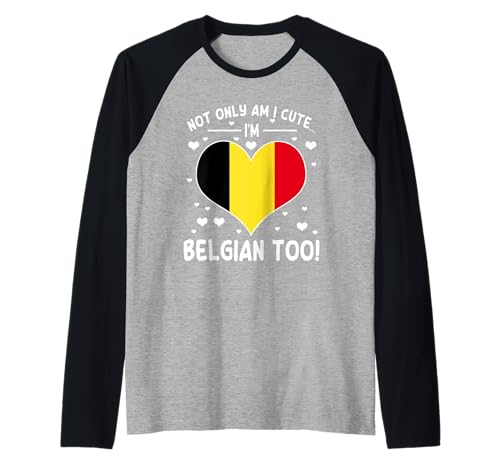 Lustiges belgisches Zitat für Frauen und Männer mit süßem belgischem Identitätszitat Raglan Lustiges belgisches Zitat für Frauen und Männer mit süßem belgischem Identitätszitat Raglan von Belgium Flag Designs Proud Belgian Roots