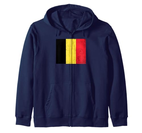 Belgien Flagge Grafik für Männer Frauen Kinder Kapuzenjacke von Belgium Flag Graphic Store
