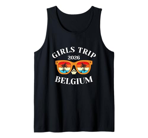 Girls Trip 2026 Belgien Kreuzfahrt Urlaub Reisen Tank Top Girls Trip 2026 Belgien Kreuzfahrt Urlaub Reisen Tank Top von Belgium Spring Break Attire T-Shirts