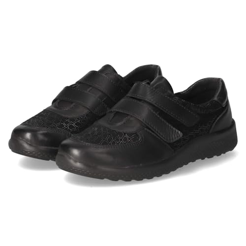 Beliana 1421/11648 orthopädischer Slipper Leder & Textil Damen in schwarz - Gr. 39 von Beliana