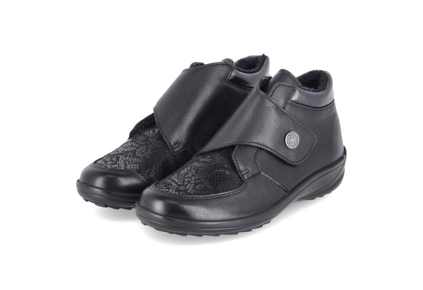 Beliana Beliana 203/11475 Damen Leder & Textil schwarz Stiefel von Beliana