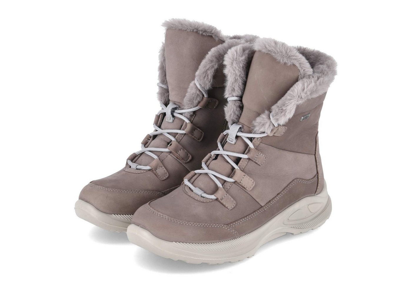 Beliana Beliana 860995LE 96 431 taupe Damen Rauleder taupe Schlupfstiefel von Beliana
