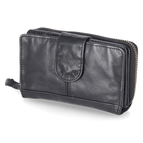 Beliana BEL91004-01 Geldbörse Glattleder Damen in schwarz von Beliana