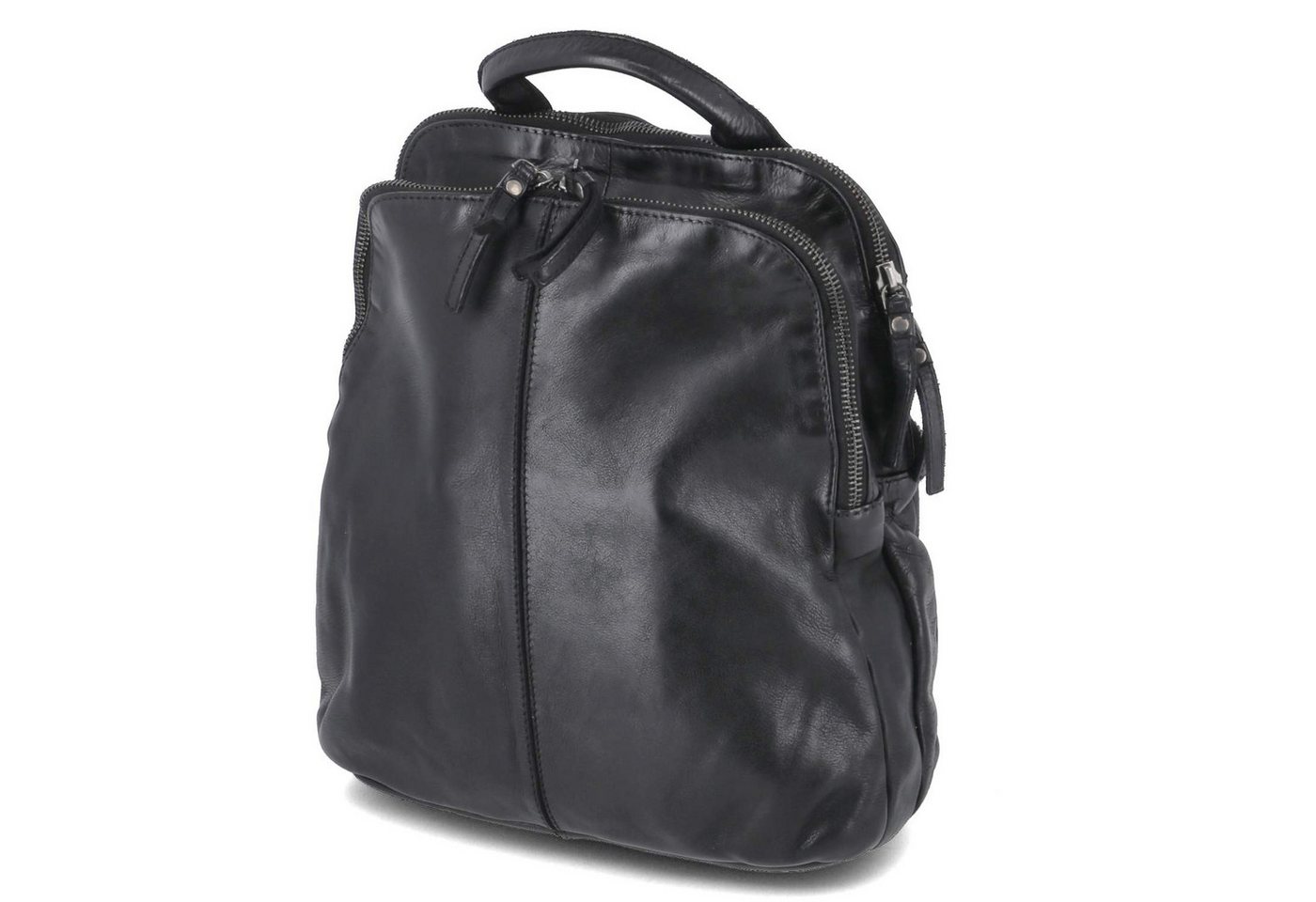 Beliana Cityrucksack Beliana - female - BEL9205-01 - Leder - schwarz von Beliana
