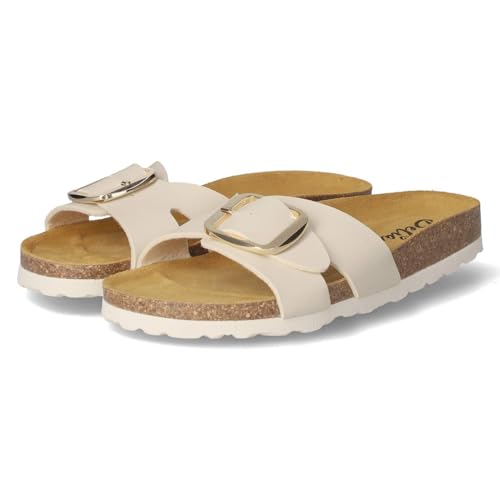 Beliana Damen Pantolette in beige - Gr. 39 von Beliana