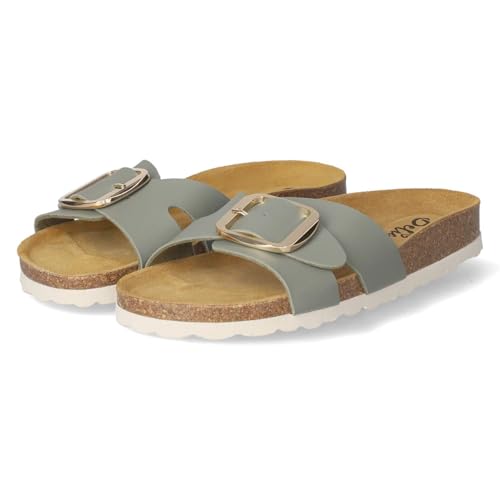 Beliana Damen Pantolette in grün - Gr. 39 von Beliana