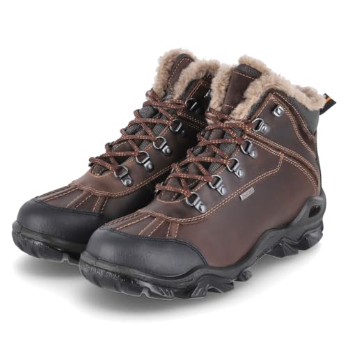 Beliano 653508/3472013 Stiefel mit Warmfutter Leder und Synthetik Herren in braun - Gr. 42 von Beliano