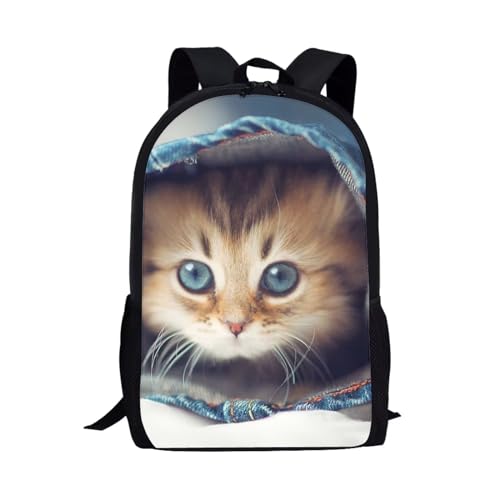 Belidome Kinder-Schulrucksack für Jungen und Mädchen, Schultertasche, Büchertasche, Cat 4, Einheitsgröße von Belidome