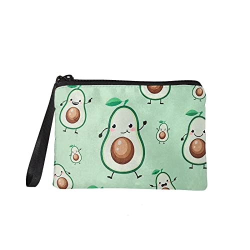 Belidome Niedliche Münztasche für Damen und Mädchen, Handgelenk, Geldbörse, avocado, Einheitsgröße von Belidome