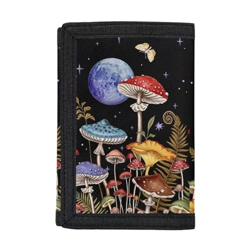 Belidome Trifold Geldbörse für Frauen Geldbörse Clutch Bag, mushroom von Belidome