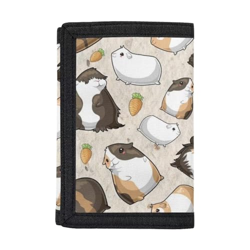 Belidome Trifold Wallet Coin Purse Card Holder Organizer, Meerschweinchen von Belidome