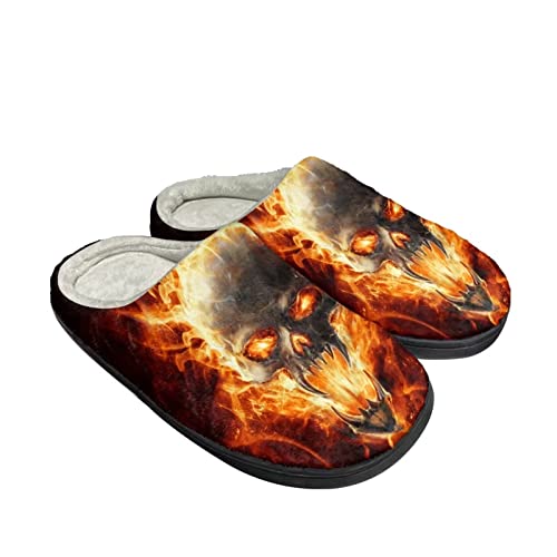 Belidome Unisex Winter Warme Hausschuhe Memory Foam Damen Herren Schuhe, totenkopf, XX-Large Belidome Unisex Winter Warme Hausschuhe Memory Foam Damen Herren Schuhe, totenkopf, XX-Large von Belidome