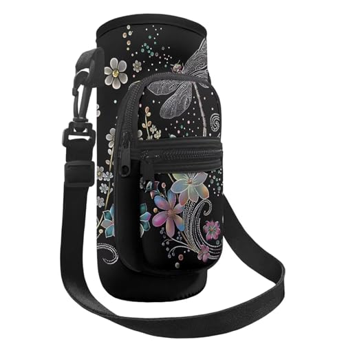 Belidome Wasserflaschenhalter Tasche mit Gurttaschen für Kinder und Jungen, Boho Libelle, Einheitsgröße von Belidome