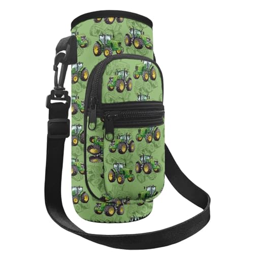 Belidome Wasserflaschenhalter Tasche mit Gurttaschen für Kinder und Jungen, Traktor, Einheitsgröße von Belidome