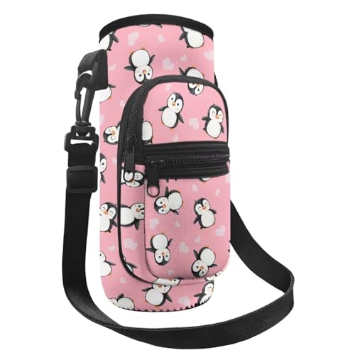 Belidome Wasserflaschenhalter Tasche mit Gurttaschen für Kinder und Jungen, pinguin, Einheitsgröße von Belidome