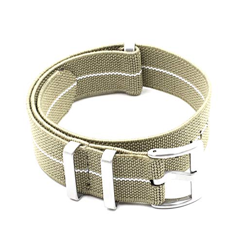 18mm/20mm/22mm Armband NATO elastischen Nylongürtel Armband Armband Military Uhrenarmband, 18mm von Believewang