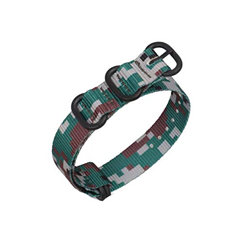 18mm 20mm 22mm 24mm 26mm Camouflage Nylonband NATO Canvas Sport-Uhrenarmband-Handgelenk-Band-Armband Zubehör, 22mm von Believewang