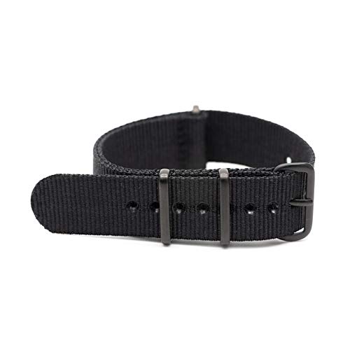 Breathable Segeltuch-Uhrenarmband 18mm/20mm/22mm/24mm Nylongürtel für Männer/Frauen Ersatz-Armband, 20mm Breathable Segeltuch-Uhrenarmband 18mm/20mm/22mm/24mm Nylongürtel für Männer/Frauen Ersatz-Armband, 20mm von Believewang