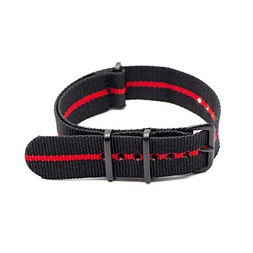 Breathable Segeltuch-Uhrenarmband 18mm/20mm/22mm/24mm Nylongürtel für Männer/Frauen Ersatz-Armband, 20mm Breathable Segeltuch-Uhrenarmband 18mm/20mm/22mm/24mm Nylongürtel für Männer/Frauen Ersatz-Armband, 20mm von Believewang