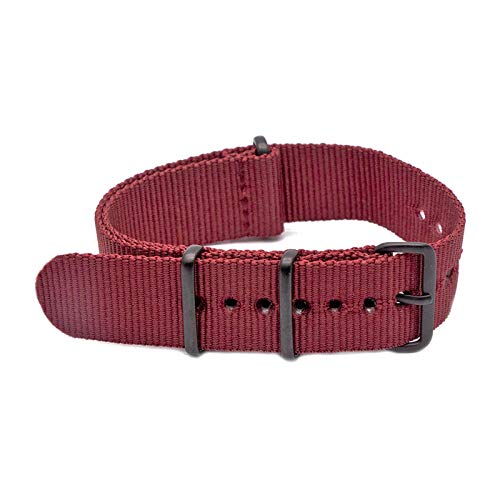 Breathable Segeltuch-Uhrenarmband 18mm/20mm/22mm/24mm Nylongürtel für Männer/Frauen Ersatz-Armband, 22mm Breathable Segeltuch-Uhrenarmband 18mm/20mm/22mm/24mm Nylongürtel für Männer/Frauen Ersatz-Armband, 22mm von Believewang