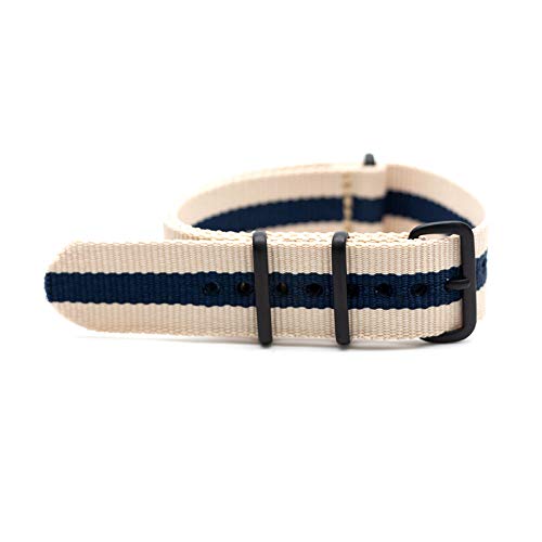 Breathable Segeltuch-Uhrenarmband 18mm/20mm/22mm/24mm Nylongürtel für Männer/Frauen Ersatz-Armband, 22mm Breathable Segeltuch-Uhrenarmband 18mm/20mm/22mm/24mm Nylongürtel für Männer/Frauen Ersatz-Armband, 22mm von Believewang