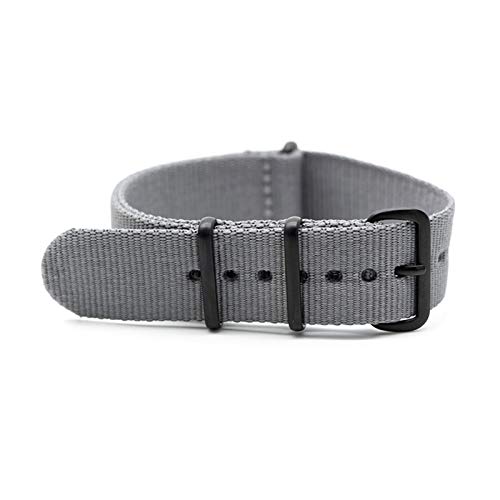 Breathable Segeltuch-Uhrenarmband 18mm/20mm/22mm/24mm Nylongürtel für Männer/Frauen Ersatz-Armband, 24mm Breathable Segeltuch-Uhrenarmband 18mm/20mm/22mm/24mm Nylongürtel für Männer/Frauen Ersatz-Armband, 24mm von Believewang