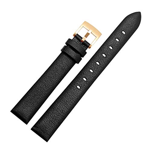 Echte Lederband Frauen 12mm/13mm/14mm/16mm Uhr-Ersatz Gürtelschnalle Pin-Bügel, 12mm Echte Lederband Frauen 12mm/13mm/14mm/16mm Uhr-Ersatz Gürtelschnalle Pin-Bügel, 12mm von Believewang