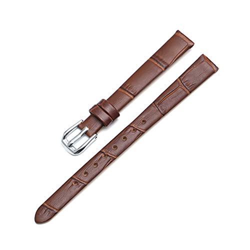 Echter Lederband Ersatz Gürtel Lady Small Size-Kuh-Leder-Armband 6mm/8mm/10mm, 10mm von Believewang