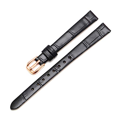 Echter Lederband Ersatz Gürtel Lady Small Size-Kuh-Leder-Armband 6mm/8mm/10mm, 6mm von Believewang