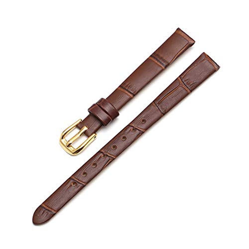Echter Lederband Ersatz Gürtel Lady Small Size-Kuh-Leder-Armband 6mm/8mm/10mm, 8mm von Believewang