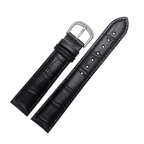 Echtes Leder-Uhrenarmband 12 13 14 15 16 17 18mm Bügel für Frauen Armband-Uhr-Zubehör, 16mm von Believewang
