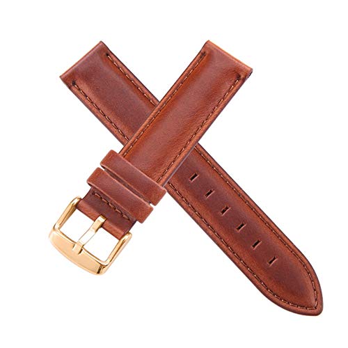 Echtes Leder-Uhrenarmband 12mm-24mm Uhrenarmband Männer/Frauen-Uhr-Zubehör Uhr Ersatz Gürtel, 16mm Echtes Leder-Uhrenarmband 12mm-24mm Uhrenarmband Männer/Frauen-Uhr-Zubehör Uhr Ersatz Gürtel, 16mm von Believewang