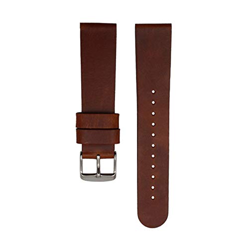 Echtes Leder-Uhrenarmband 18mm/20mm/22mm Armband Quick Release-Uhrenarmband-Uhren Zubehör, 18mm von Believewang