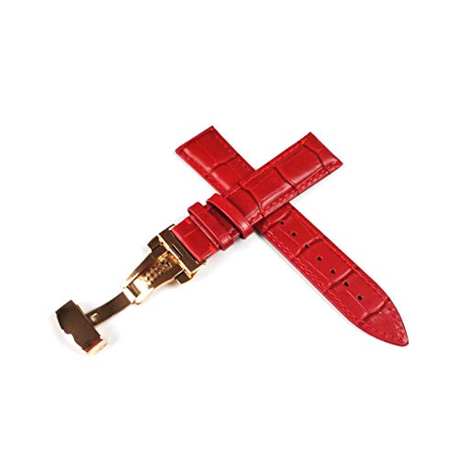 Echtes Lederband Damenuhr Zubehör 12mm/14mm/16mm/18mm/20mm Uhr-Ersatz-Gürtel, 16mm Echtes Lederband Damenuhr Zubehör 12mm/14mm/16mm/18mm/20mm Uhr-Ersatz-Gürtel, 16mm von Believewang