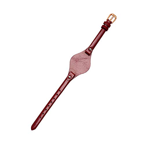 Echtes Lederband mit Edelstahl-Wölbung Dame Strap 8mm/18mm Uhren Zubehör, 18mm von Believewang