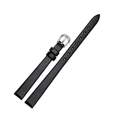 Frauen echtes Leder-Armband Small Size Armband 6mm/8mm/10mm Uhrenarmband weibliche Handgelenk-Band, 6mm von Believewang