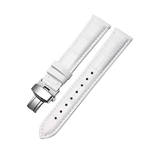 Leder Uhrenarmbänder 12mm-20mm Ersatzband für Männer und Frauen Uhren Zubehör, 14mm von Believewang