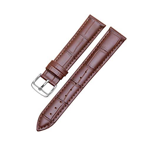 Leder Uhrenarmbänder 12mm-20mm Ersatzband für Männer und Frauen Uhren Zubehör, 18mm von Believewang