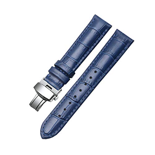 Leder Uhrenarmbänder 12mm-20mm Ersatzband für Männer und Frauen Uhren Zubehör, 19mm Leder Uhrenarmbänder 12mm-20mm Ersatzband für Männer und Frauen Uhren Zubehör, 19mm von Believewang